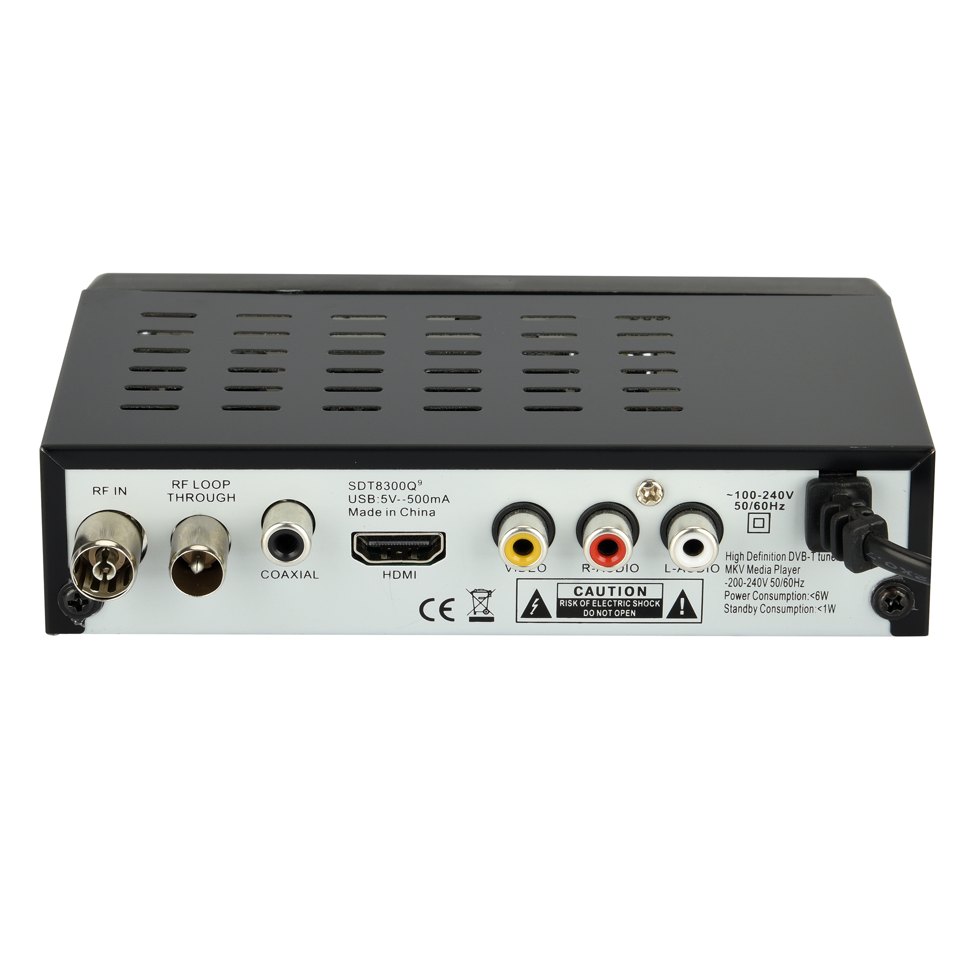 Sveon SDT8300Q9 - Sintonizador y grabador TDT HD con USB, color