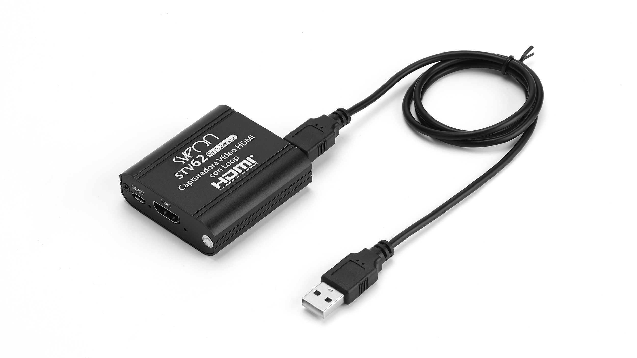 Sveon STV62 - Capturadora USB HDMI 4k con Loop Out