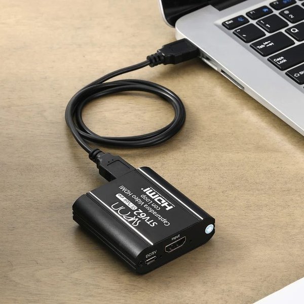 Capturadora HDMI 4K Sveon STV62 con loop-out para gaming y streaming