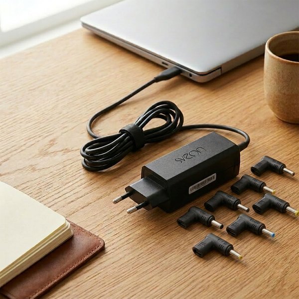 Cargador universal Sveon con puntas intercambiables para portátil